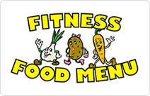 Fitness food menu