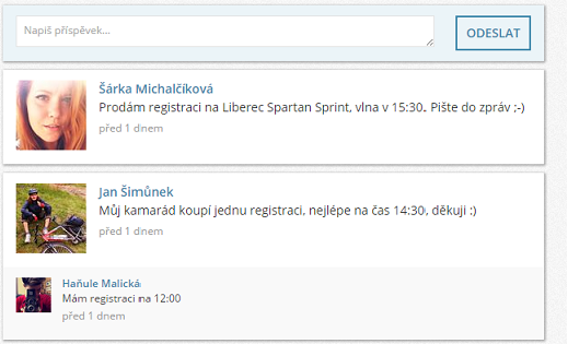 Komunikace v události Komunikace v události